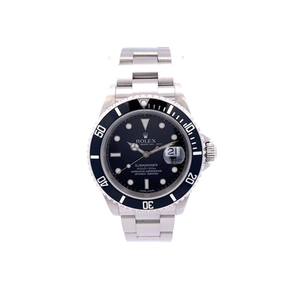 16610 Rolex Submariner Automatic Steel Mens Watch