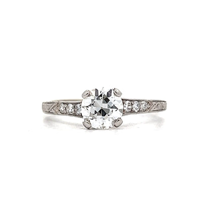 Tiffany & Co. Art Deco Engagement Ring in Platinum