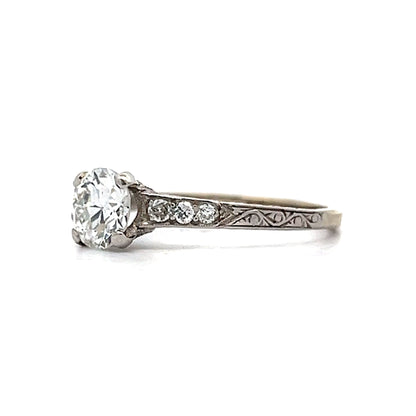 Tiffany & Co. Art Deco Engagement Ring in Platinum