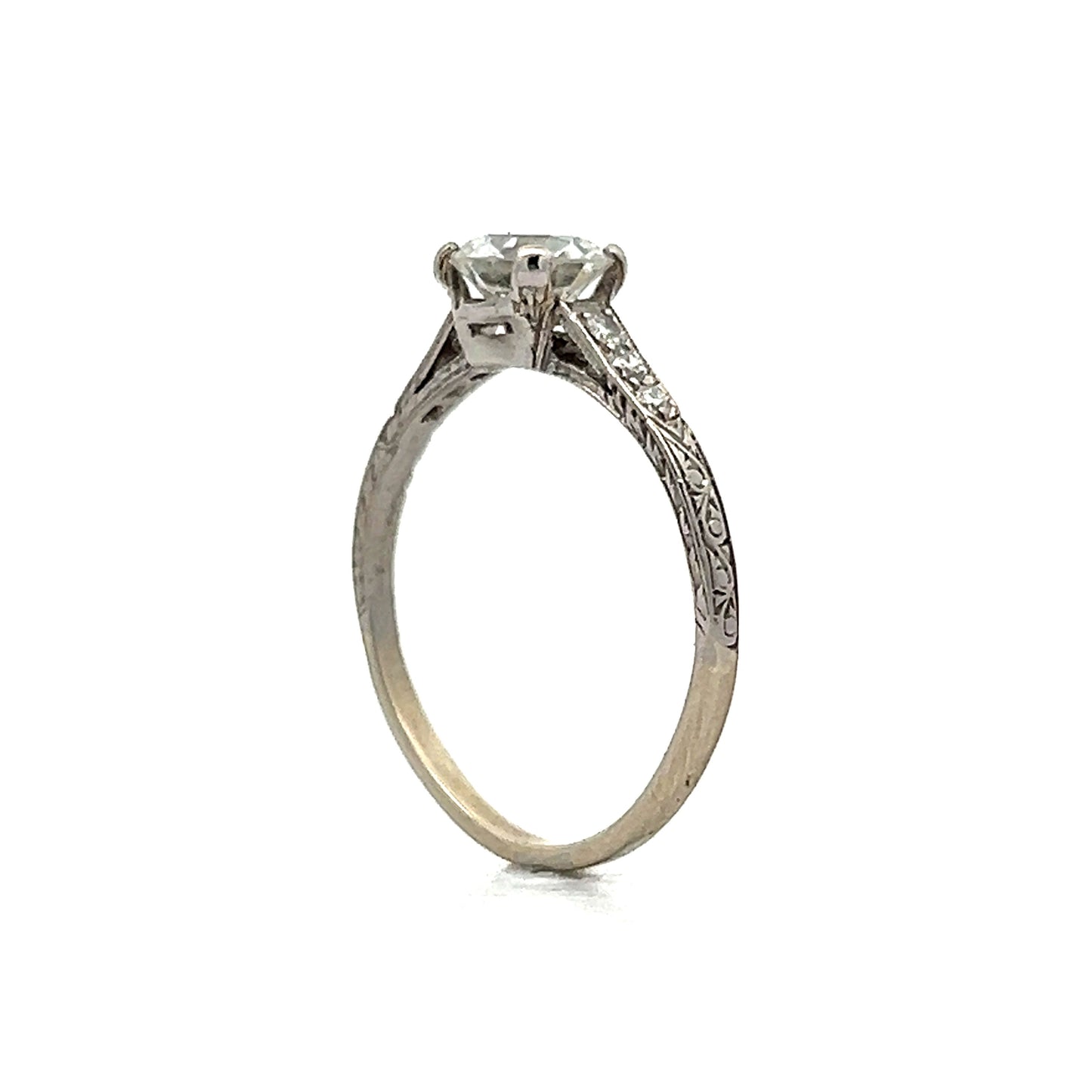 Tiffany & Co. Art Deco Engagement Ring in Platinum