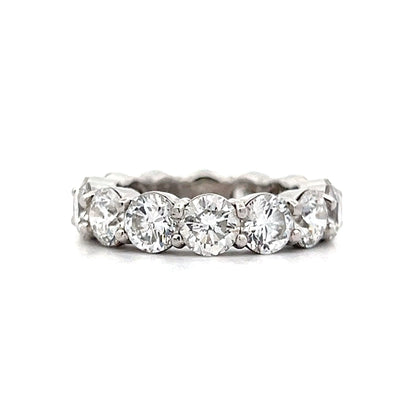 7.20 Round Brilliant Diamond Eternity Ring in Platinum