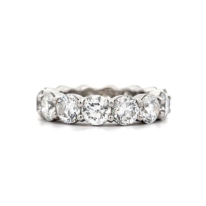 7.20 Round Brilliant Diamond Eternity Ring in Platinum