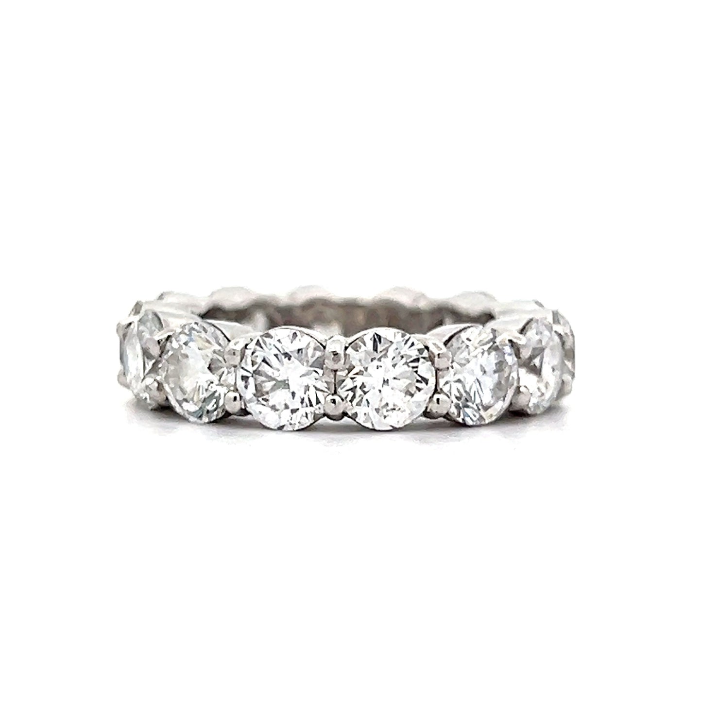 7.20 Round Brilliant Diamond Eternity Ring in Platinum