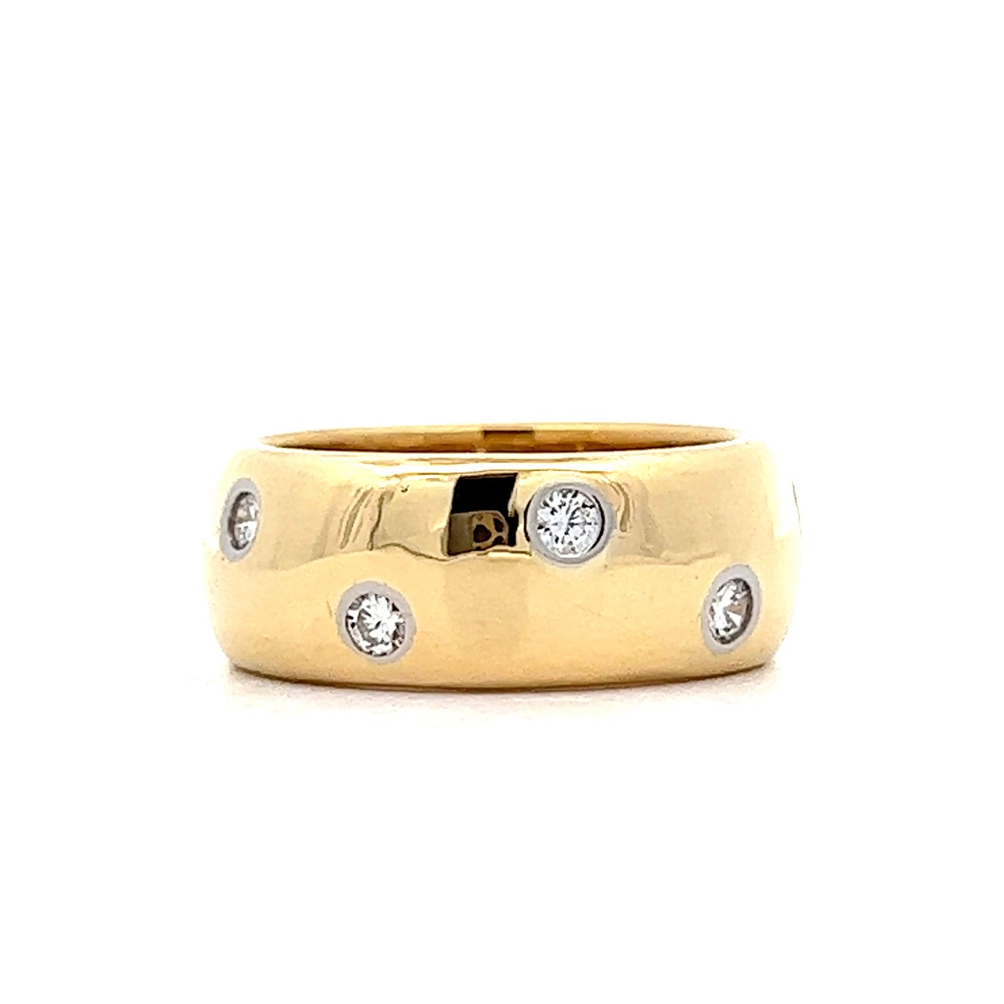 .50 Tiffany & Co Flush Set Eternity Band in 18k Yellow Gold