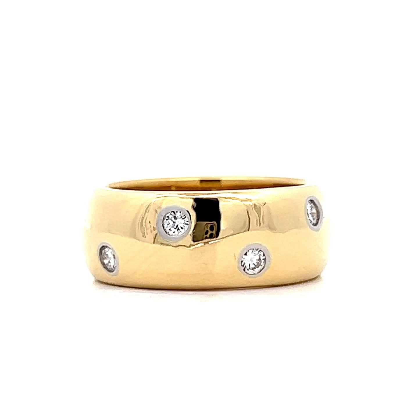 .50 Tiffany & Co Flush Set Eternity Band in 18k Yellow Gold