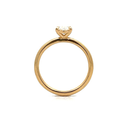 1.01 Marquise Cut Diamond Engagement Ring in 14k Yellow Gold