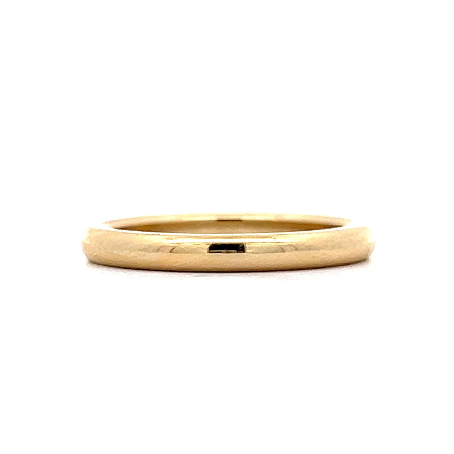 Classic Comfort Fit Wedding Band in 14k Yellow Gold