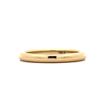 Classic Comfort Fit Wedding Band in 14k Yellow Gold