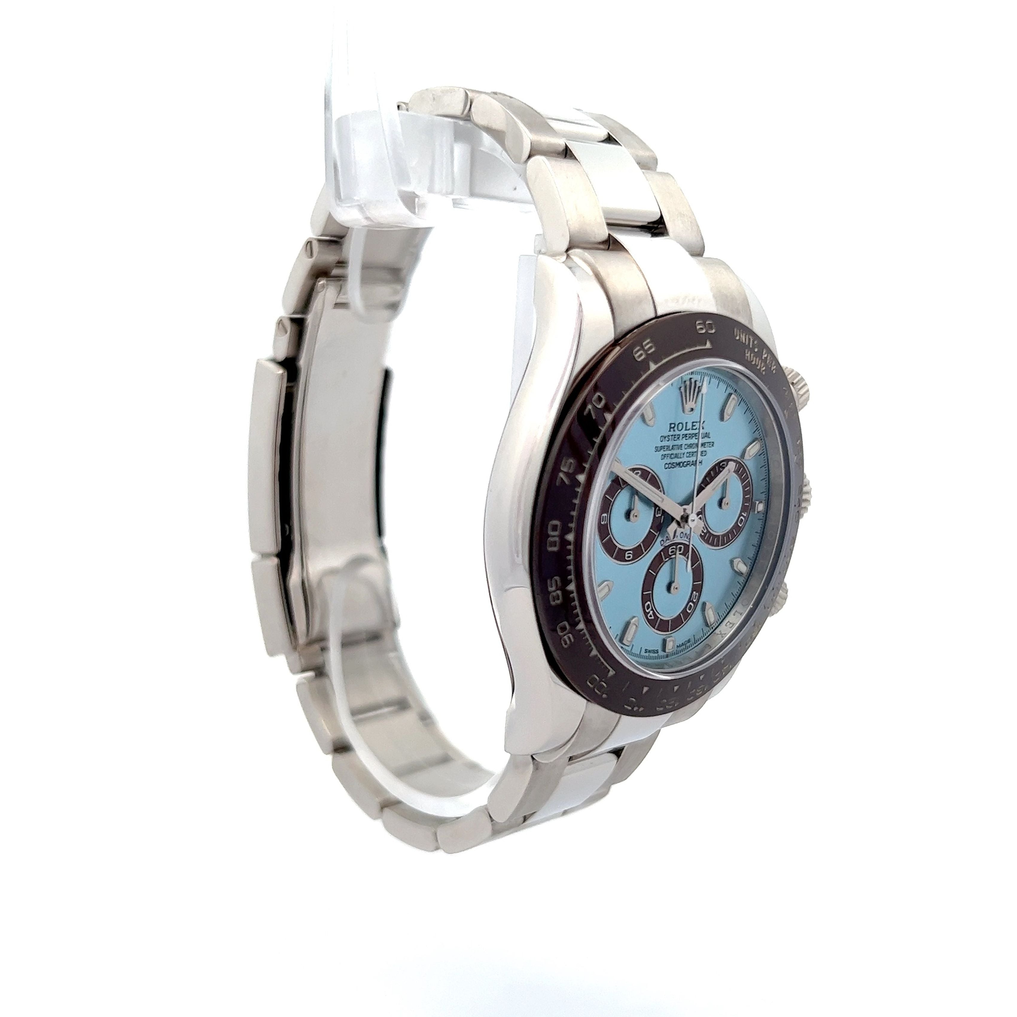 Rolex Cosmograph Daytona Ice Blue Dial REF 116506 in Platinum