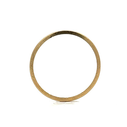 Vintage 1mm Wedding Band in 14k Yellow Gold