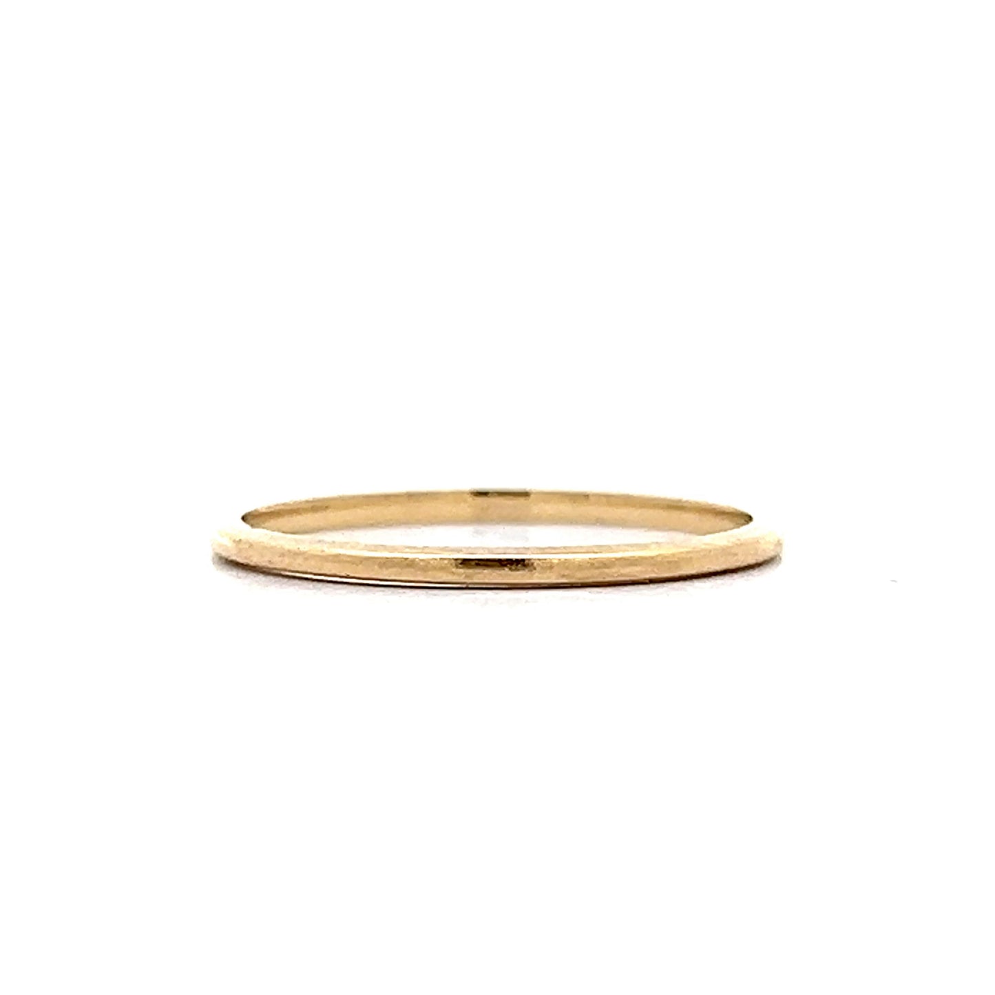 Vintage 1mm Wedding Band in 14k Yellow Gold