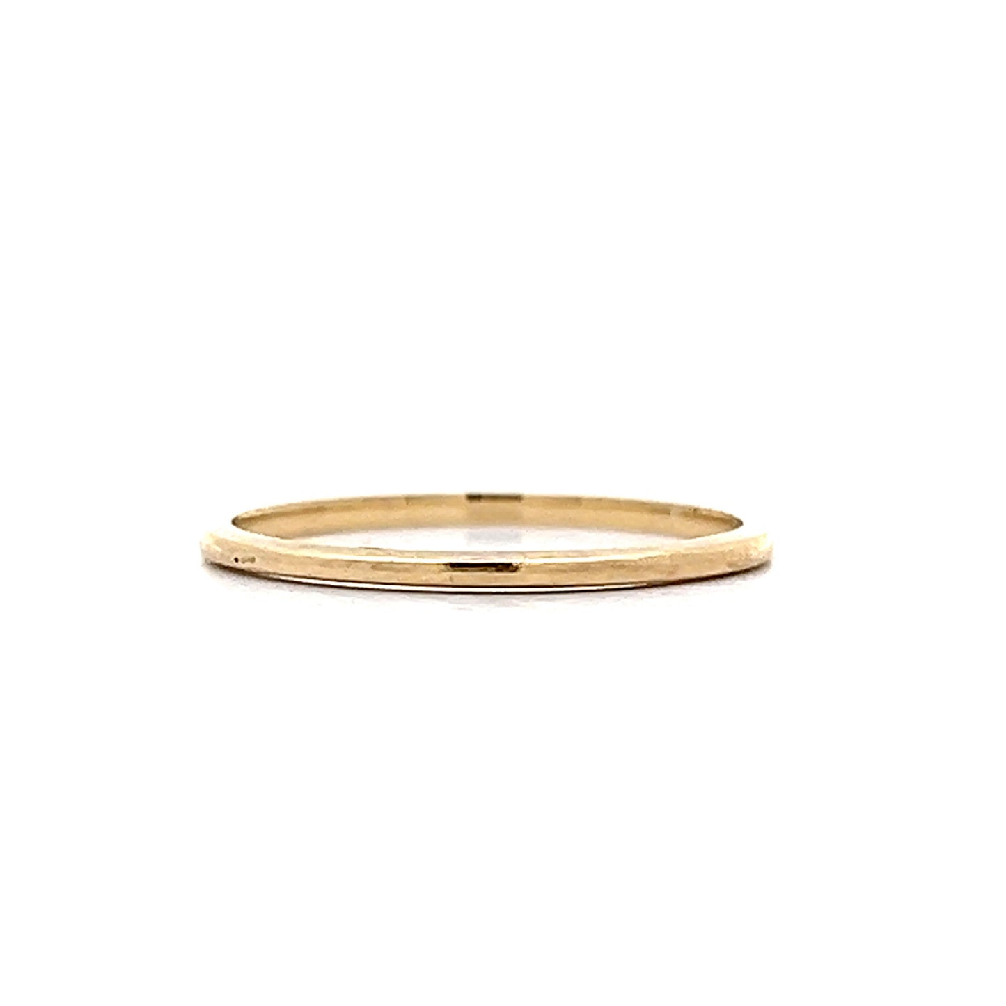 Vintage 1mm Wedding Band in 14k Yellow Gold