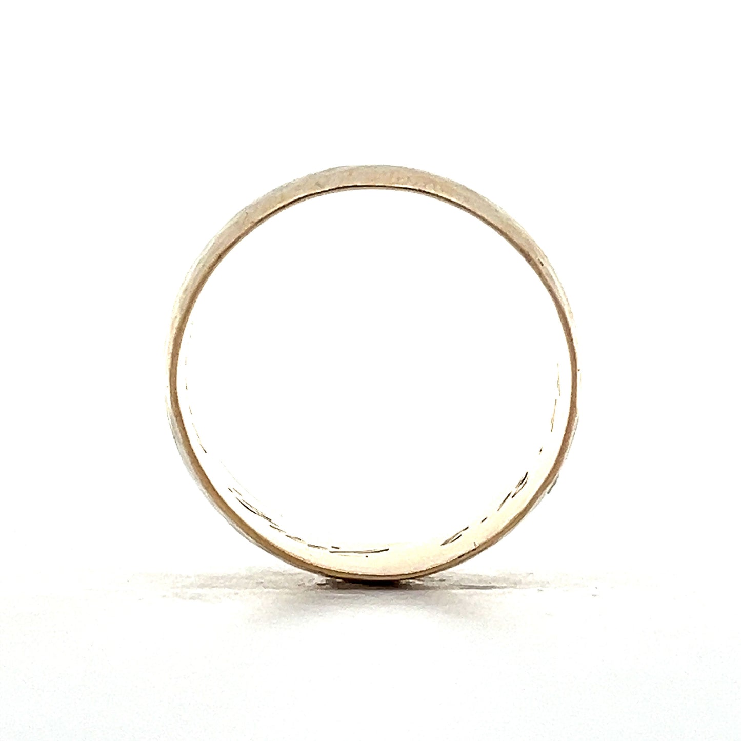 Men's 10mm Hammer Finish Band in 14k Yellow Gold