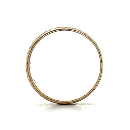 Vintage Mid-Century 7mm Wedding Band in Yellow Gold