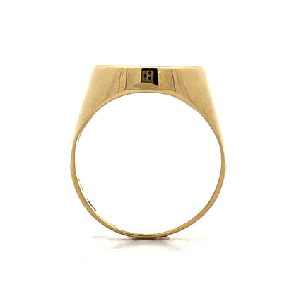 Nefertiti Coin Ring in 18k Yellow Gold