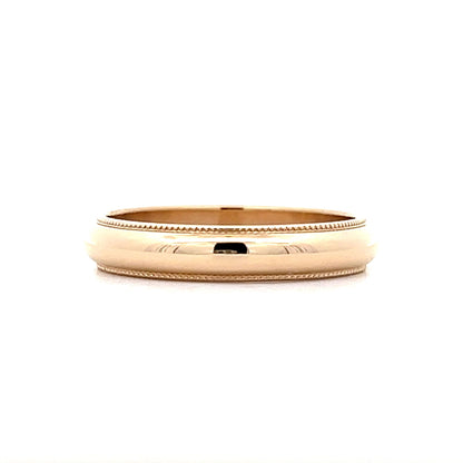 Vintage Men's 5mm Wedding Band in 14k Yellow Gold