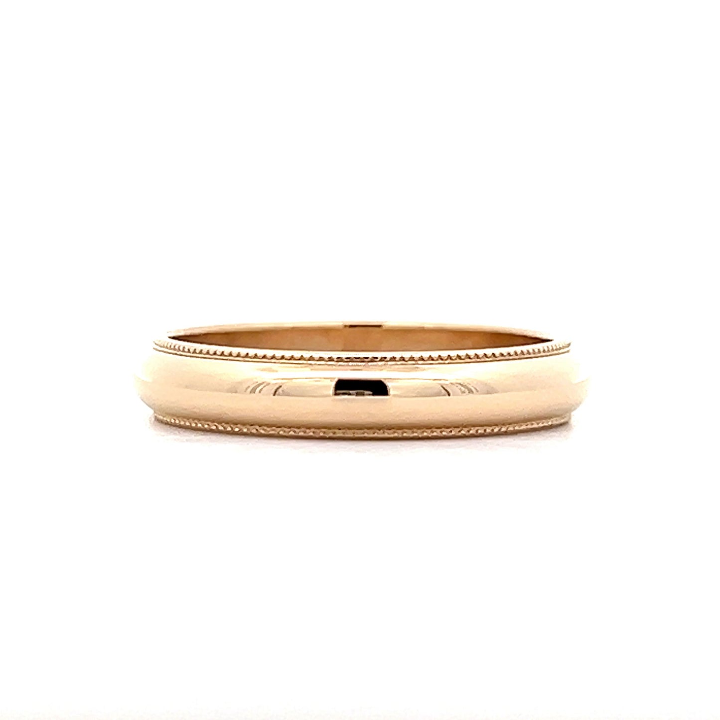 Vintage Men's 5mm Wedding Band in 14k Yellow Gold