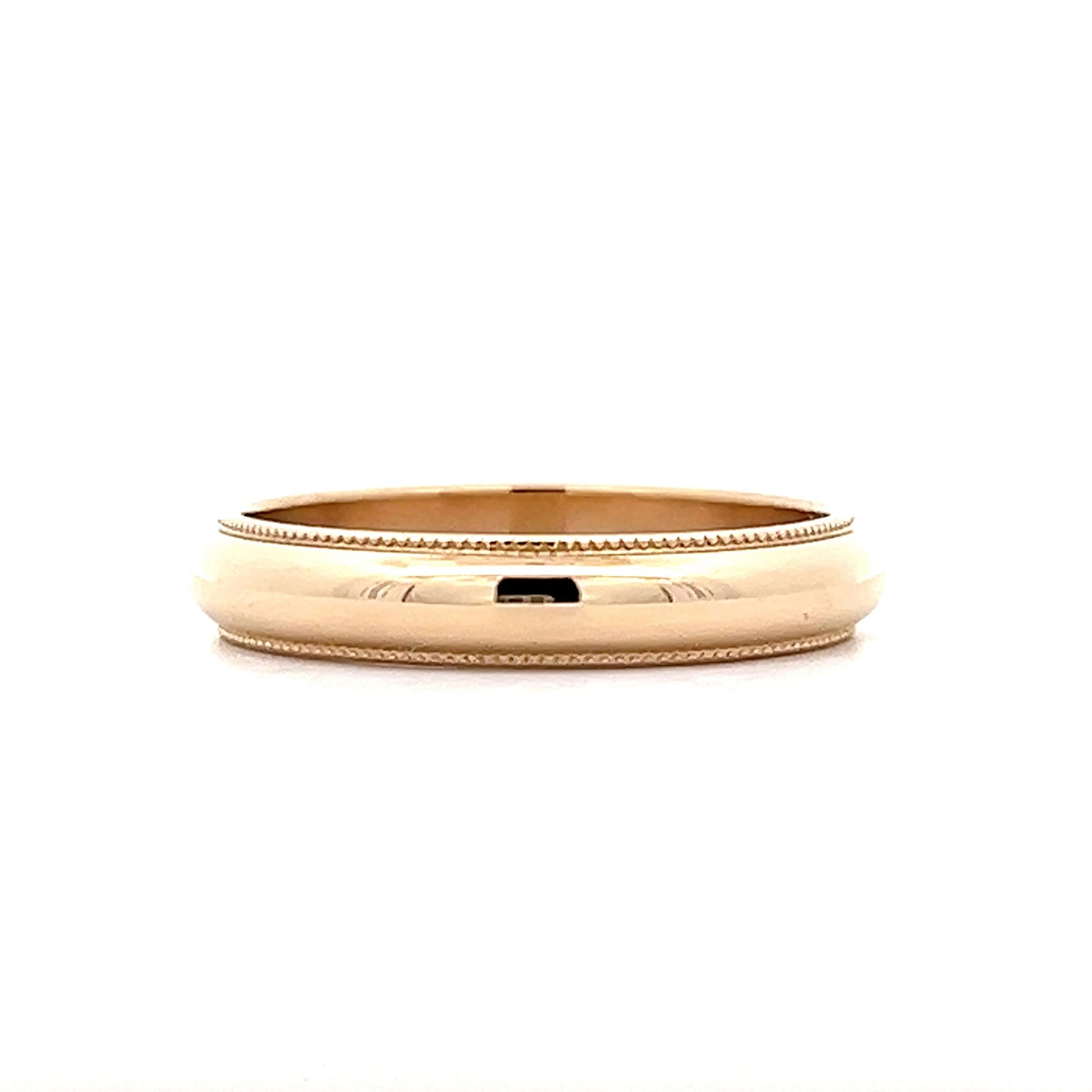 Vintage Men's 5mm Wedding Band in 14k Yellow Gold