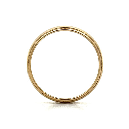 Vintage 1950's 5mm Men's Wedding Band in 14k Yellow Gold