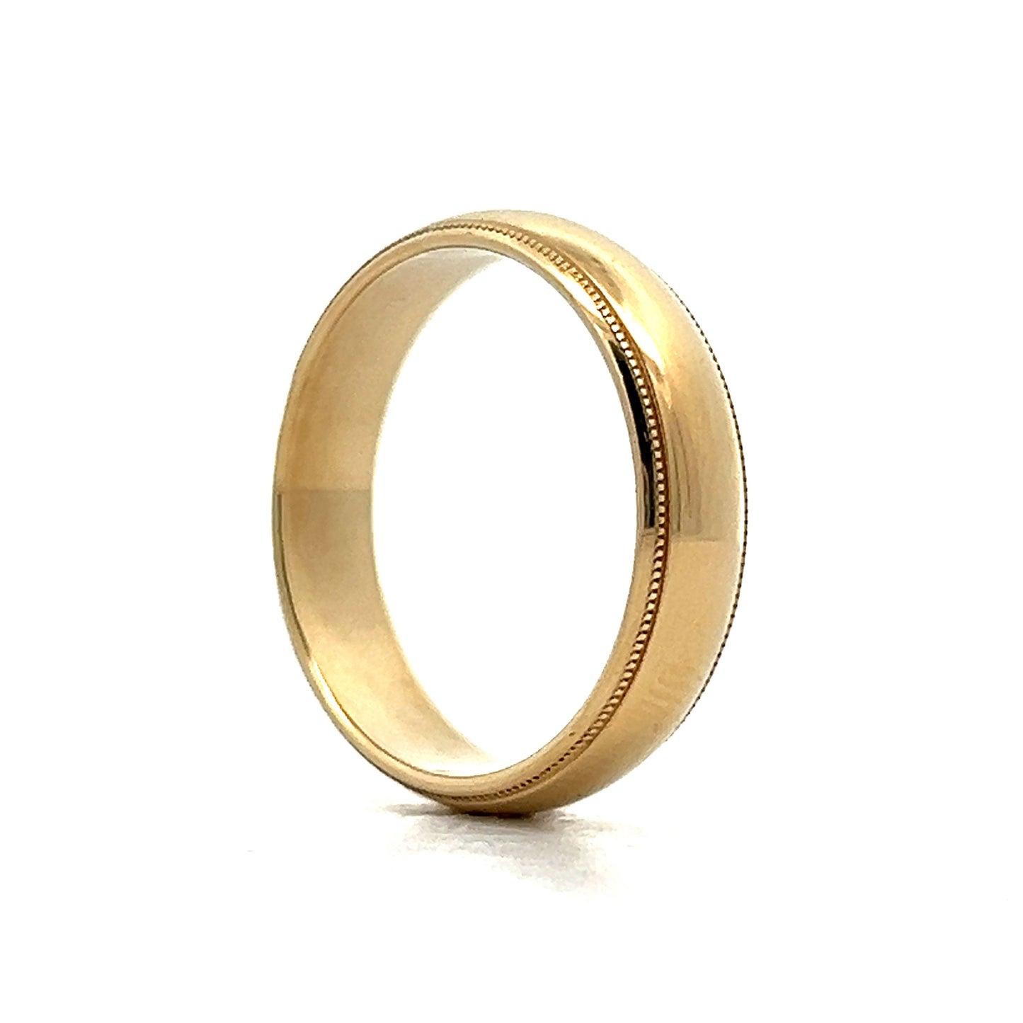 Vintage 1950's 5mm Men's Wedding Band in 14k Yellow Gold