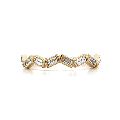 .48 Baguette Diamond Wedding Band in 14k Yellow Gold