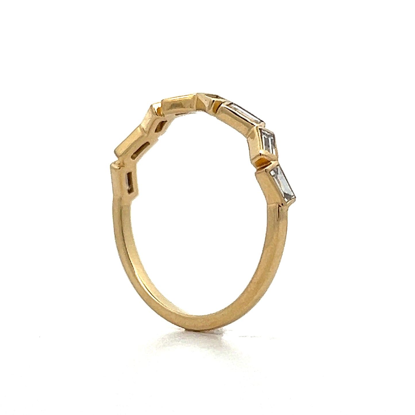 .48 Baguette Diamond Wedding Band in 14k Yellow Gold