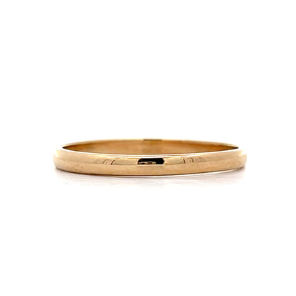 2mm Classic Wedding Band in 14k Yellow Gold