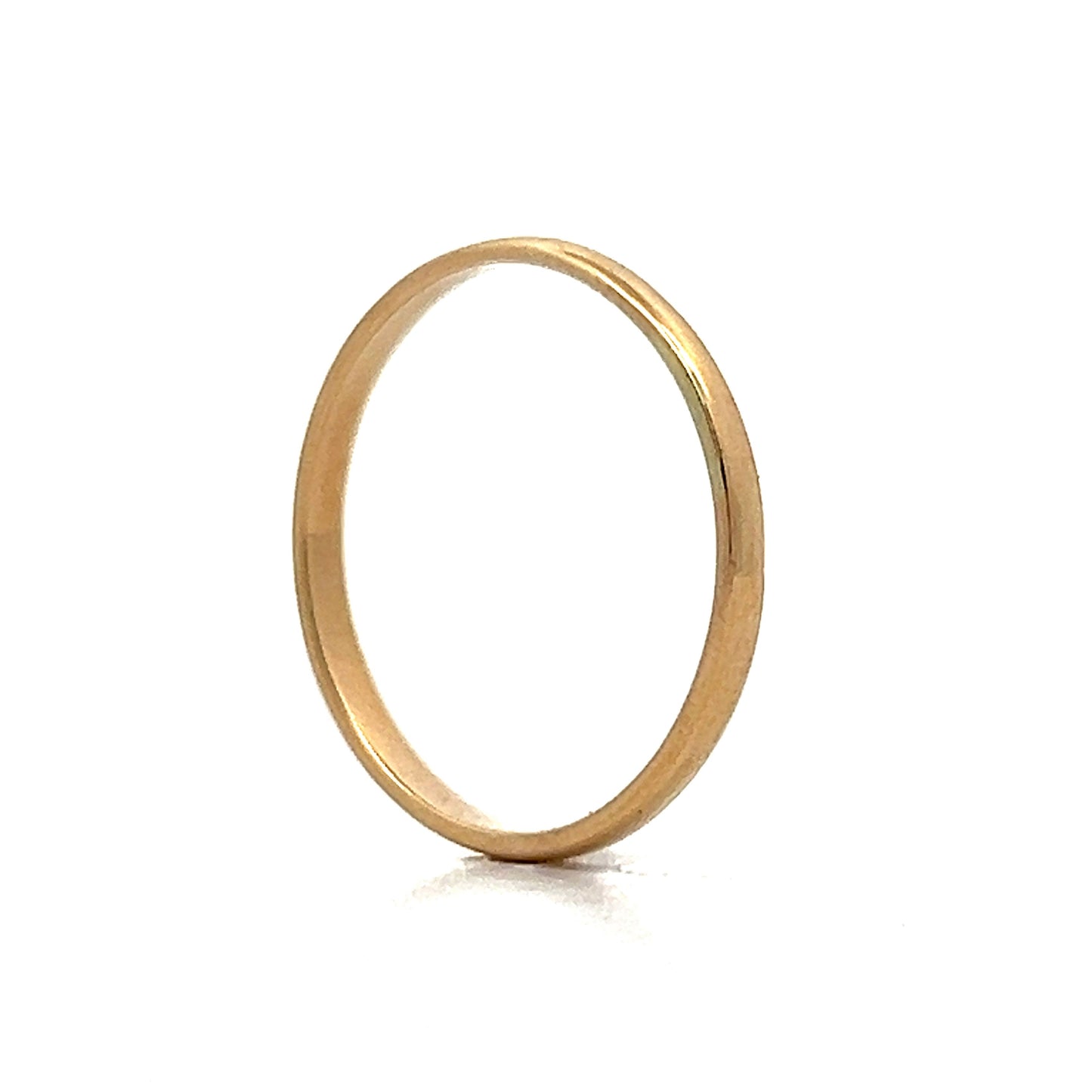 2mm Classic Wedding Band in 14k Yellow Gold