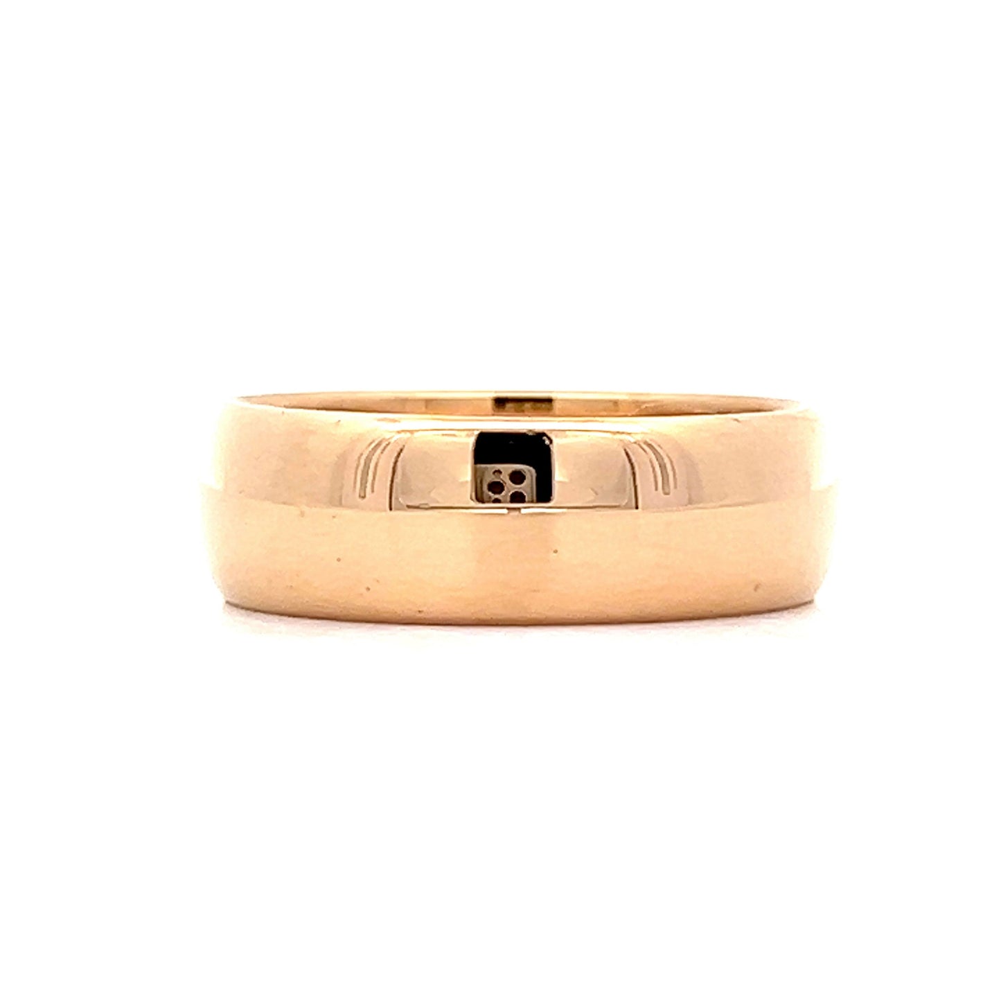 6mm Antique Art Deco Wedding Band in 14k Yellow Gold