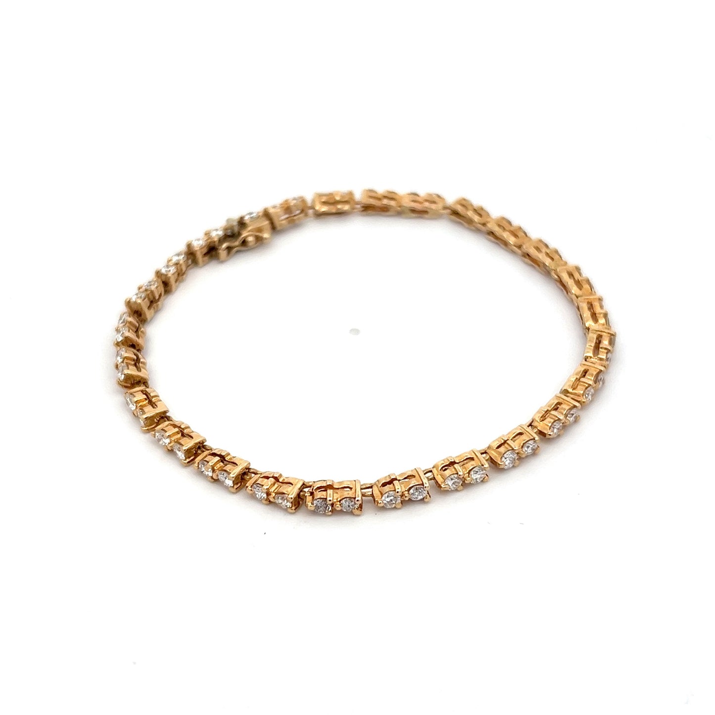 2.30 Diamond Tennis Bracelet in 14k Yellow Gold