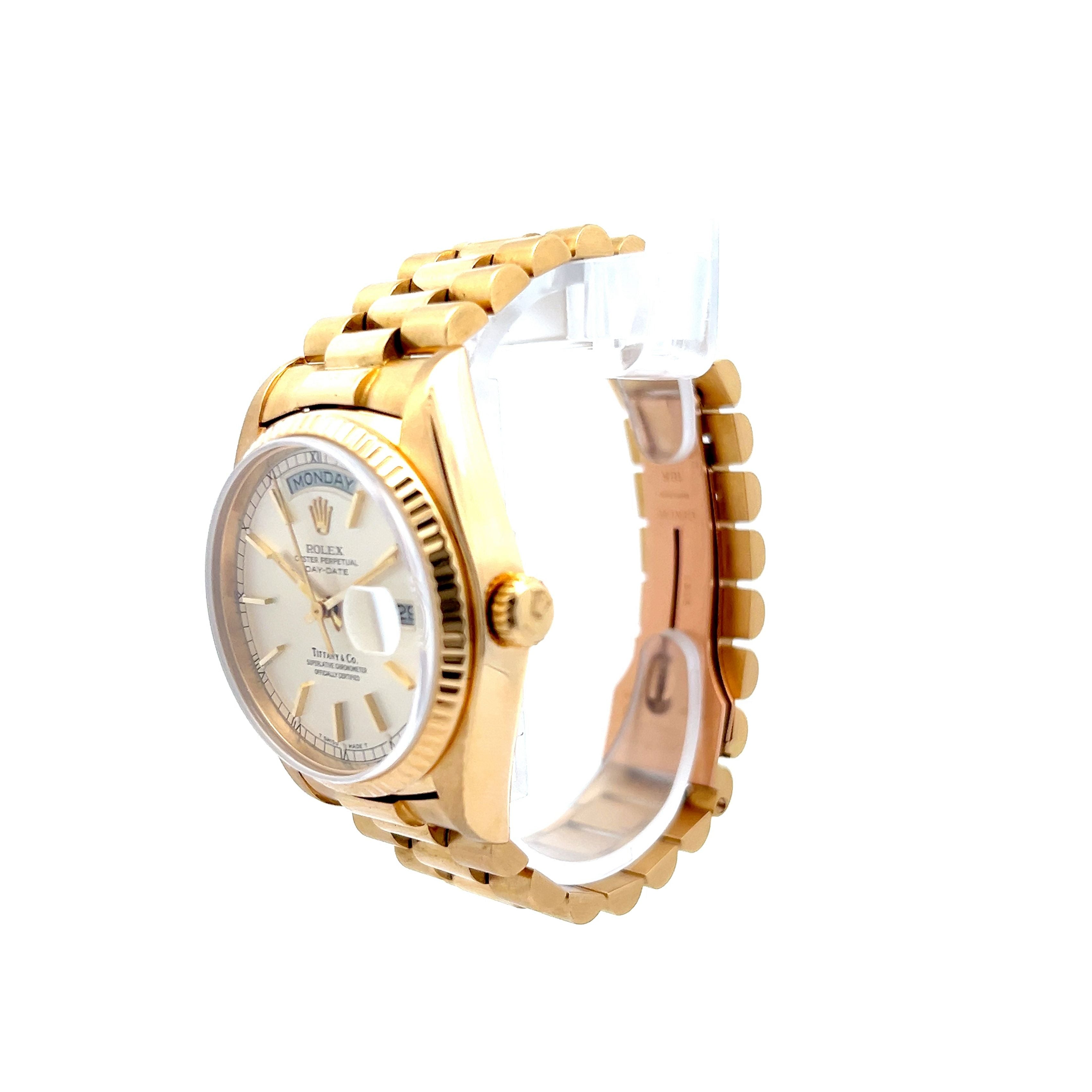 Rolex day date tiffany deals