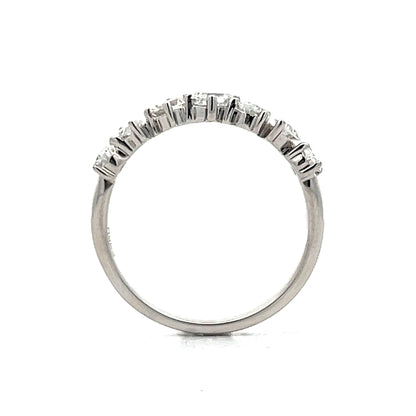 1.06 Mixed Cut Diamond Band in 14k White Gold