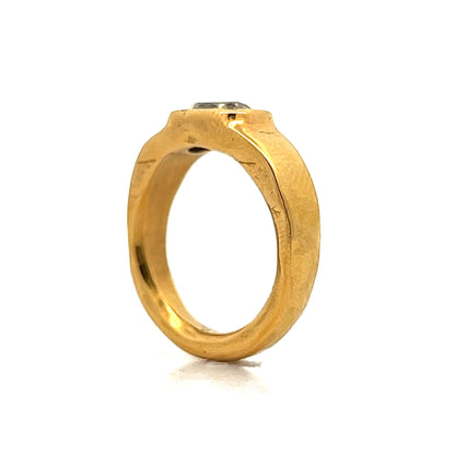 1.50 Minimalist Engagement Ring in 22k Yellow Gold