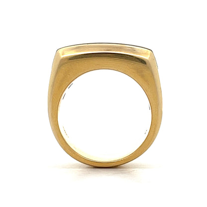 Di Modolo Men's Onyx Right Hand Ring in 18k Yellow Gold