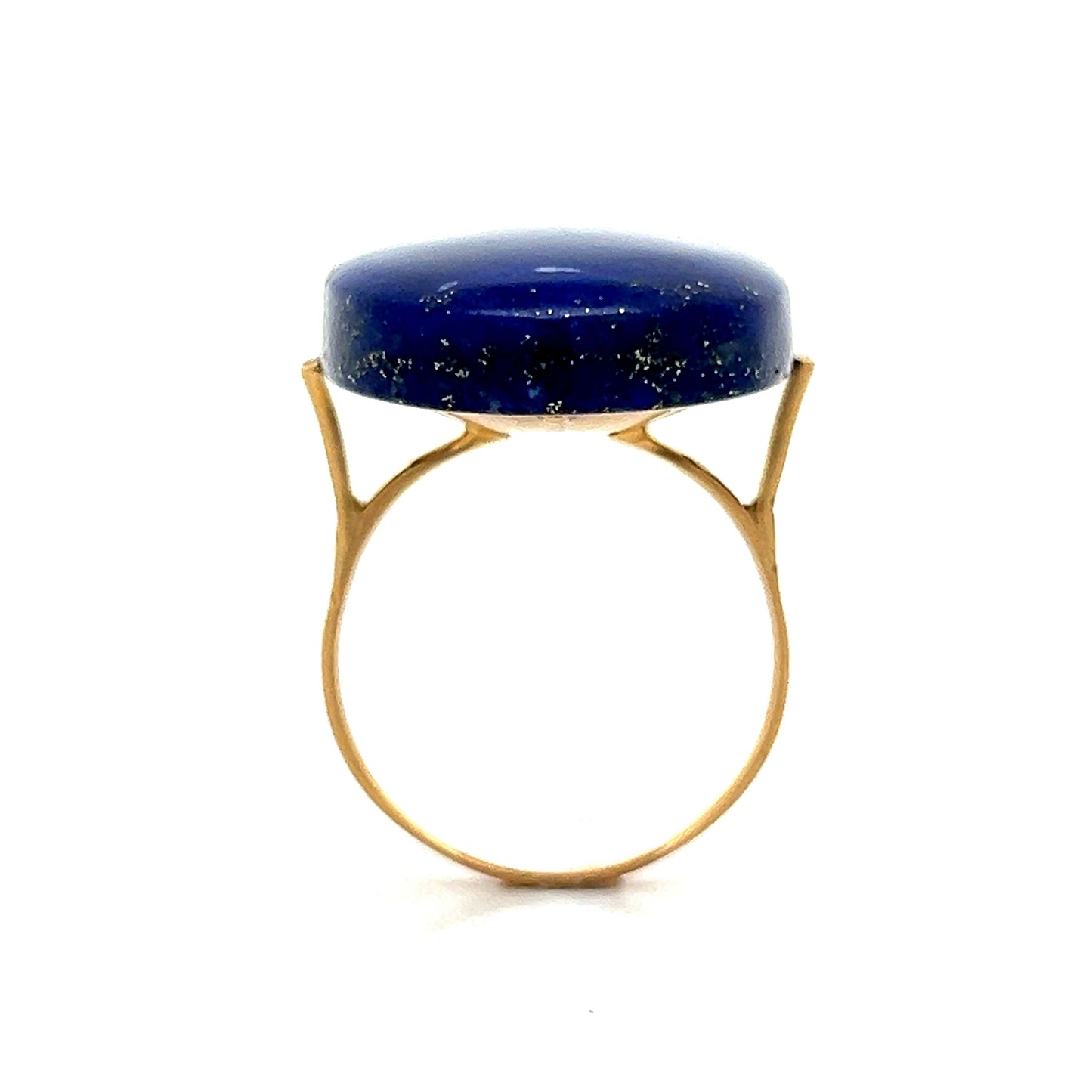 25.75 Vintage Lapis Lazuli Cocktail Ring in 18k