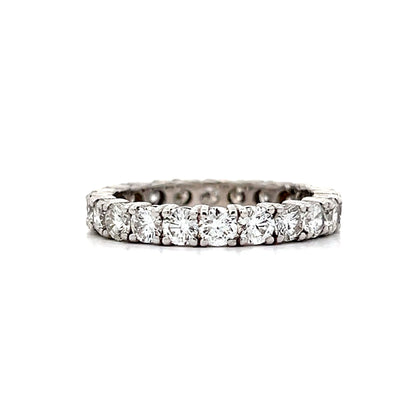 2.20 Round Brilliant Diamond Eternity Band in 18k White Gold