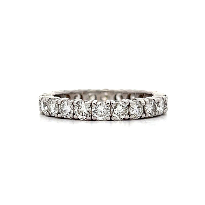 2.20 Round Brilliant Diamond Eternity Band in 18k White Gold