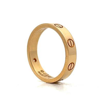 .03 Cartier Love Ring in 18k Yellow Gold