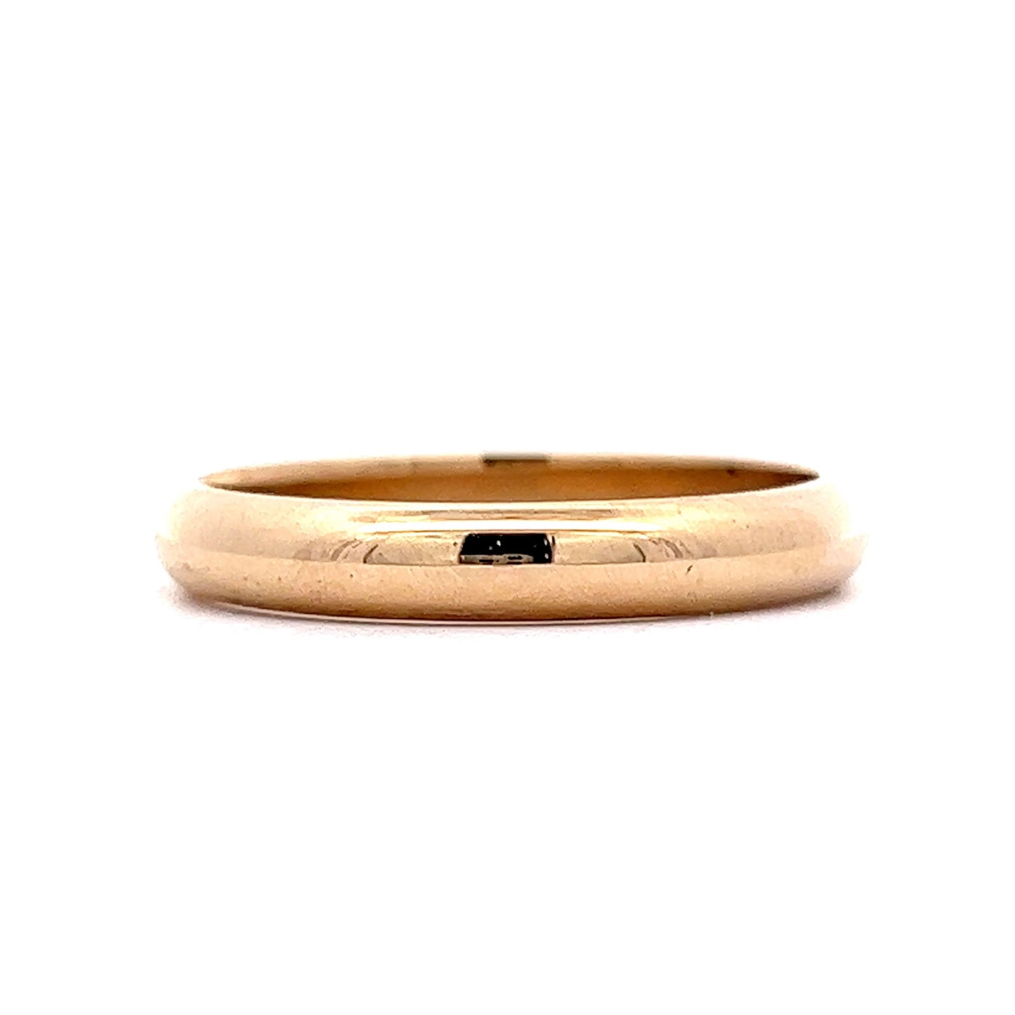 Men's 4mm Comfort Fit Wedding Band in 14k Yellow Gold