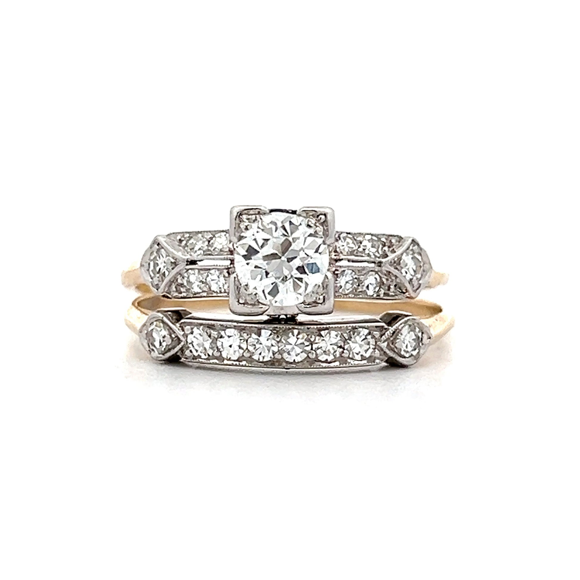 .43 Old European Diamond Engagement Ring in 14k