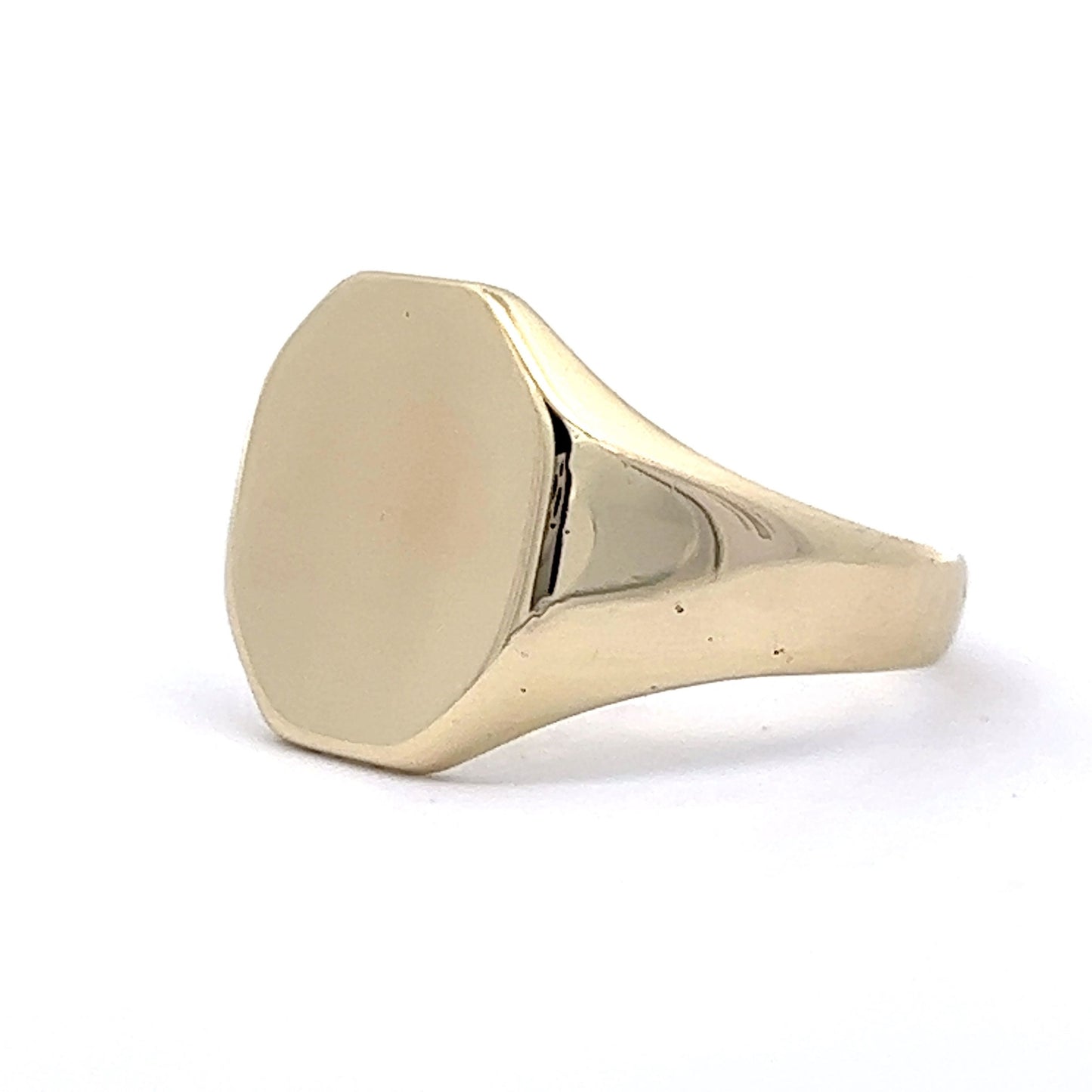 Vintage Mid-Century Signet Ring in 10k Yellow Gold