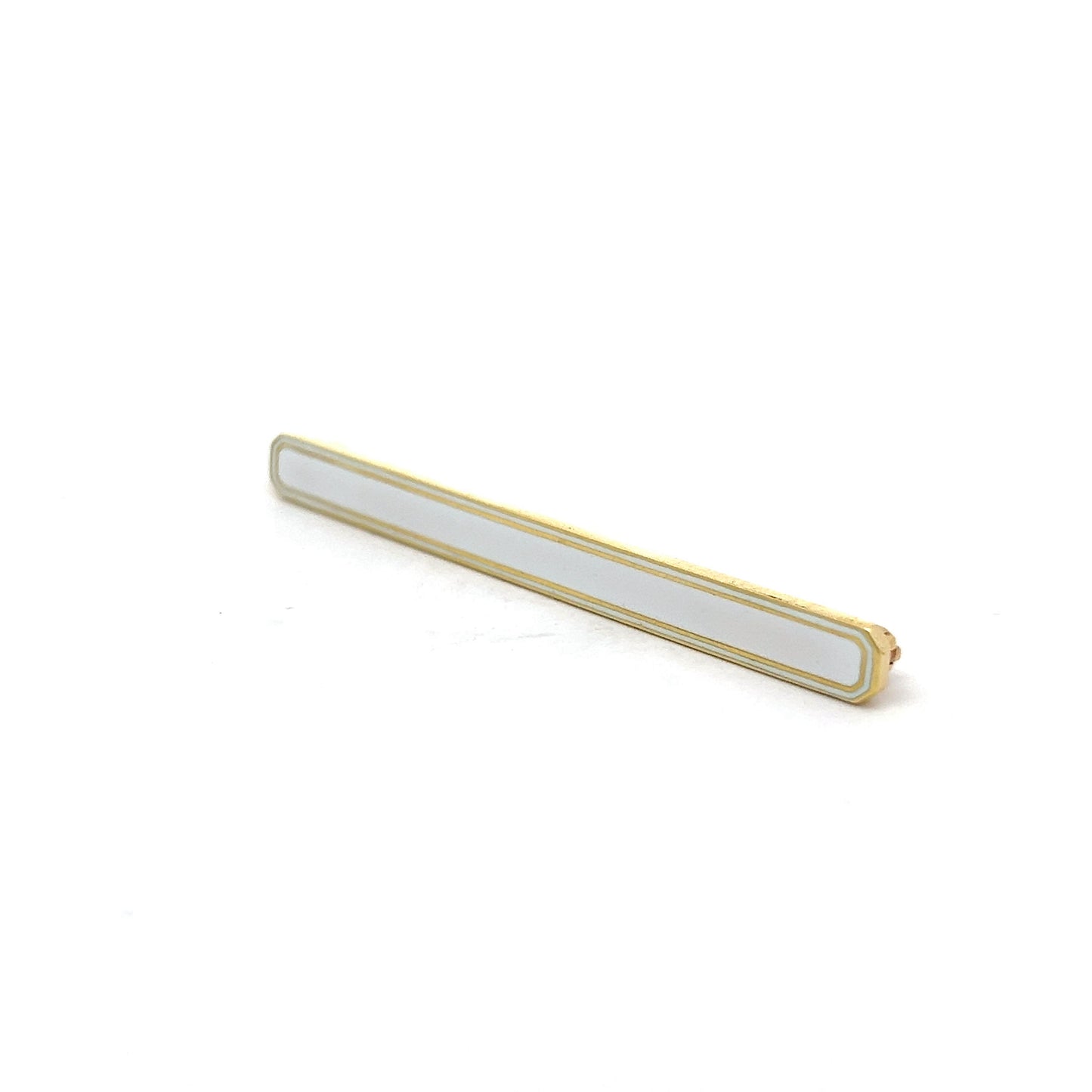 Vintage 1950's Bar Brooch in 14k Yellow Gold