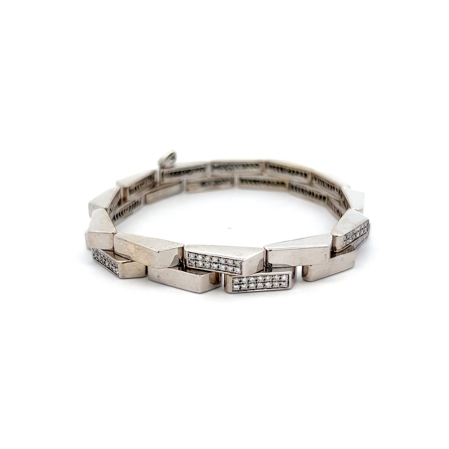 .86 Phillippe Charriol Diamond Bracelet in 18k White Gold