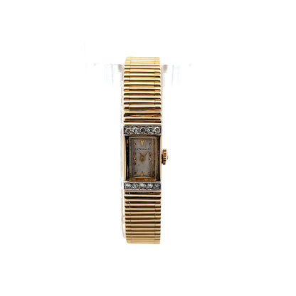 Vintage Mid-Century Lady's Watch in 14k Yellow Gold