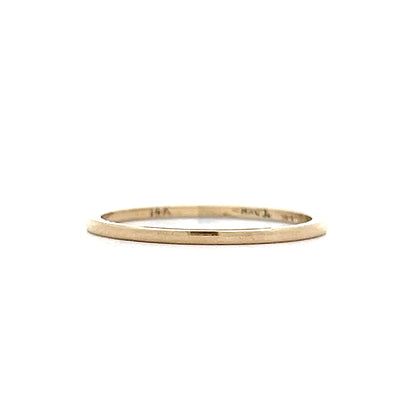 Ultra Thin Band in 14k Yellow Gold