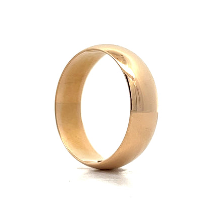 Men's Antique Victorian Wedding Band in 14k