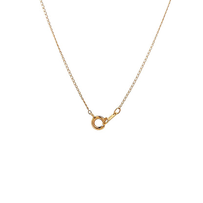 Simple Star of David Pendant Necklace in 14k Yellow Gold