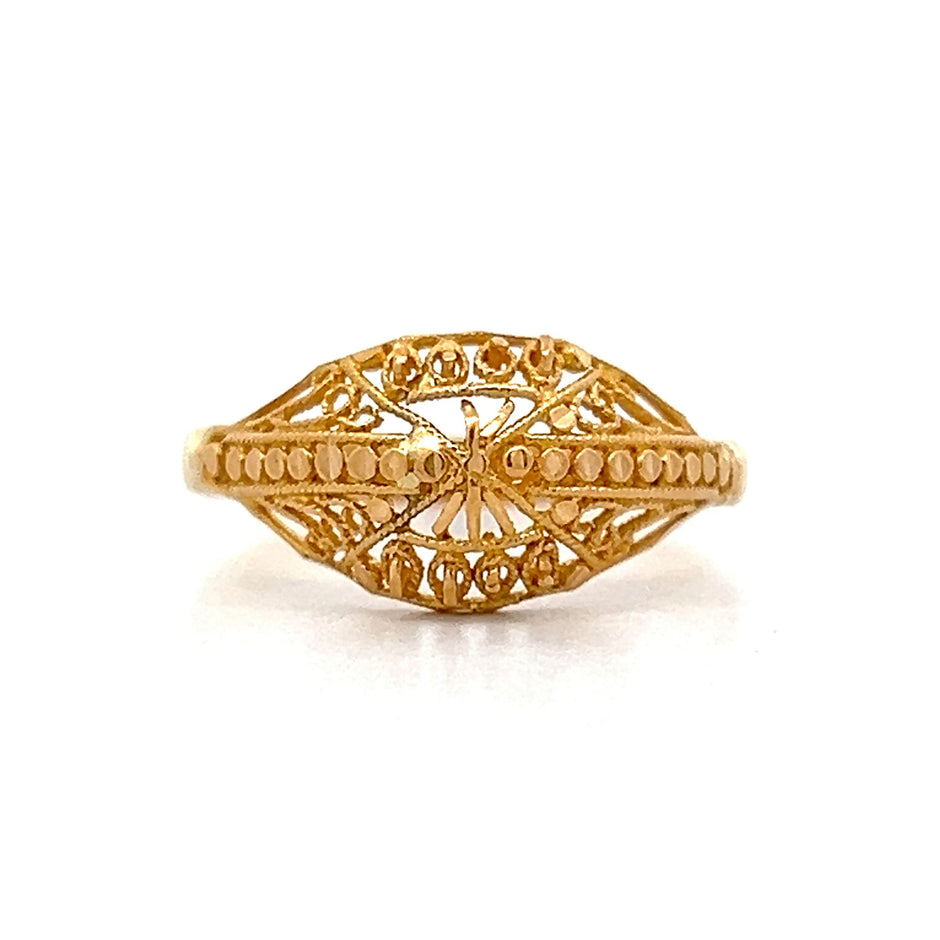 Filagree Ring Pattern Filigree Engagement Rings - Filigree Jewelers