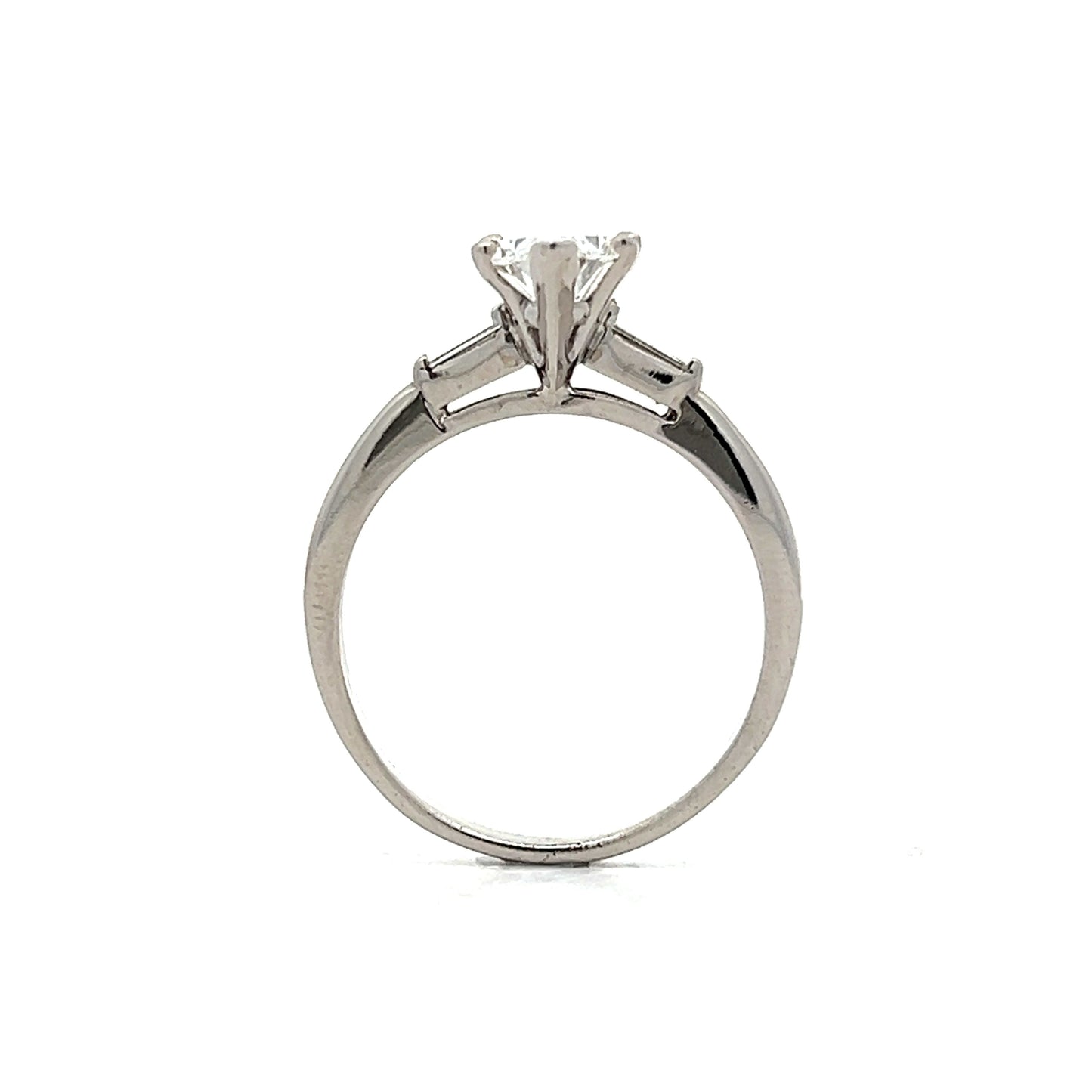 1.22 Marquise Diamond Solitaire Engagement Ring in 18k