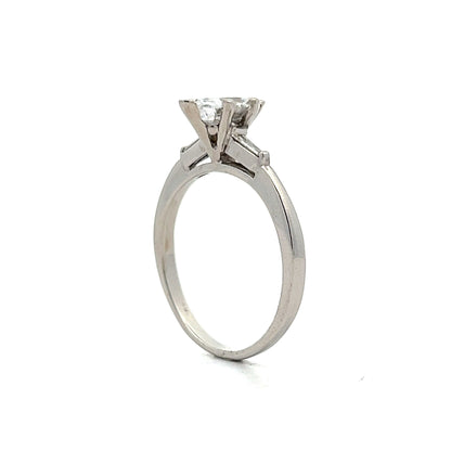 1.22 Marquise Diamond Solitaire Engagement Ring in 18k